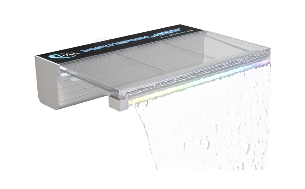 Pal 2' EvenGlow Waterblade Includes Light with Rear-Feed Water Entry